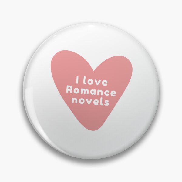 Item preview, "I love romance novels" Sticker designed and sold by Abby Bowman.