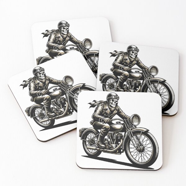 Item preview, skull biker designed and sold by FerdiEverywhere.