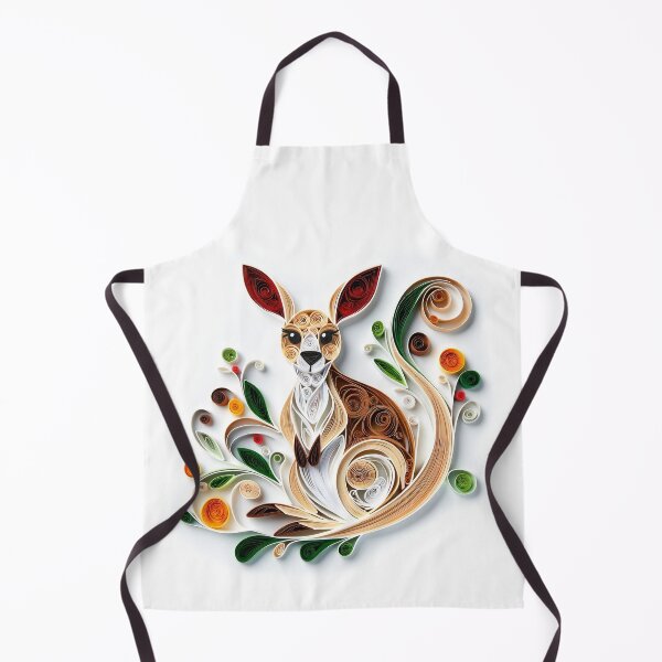 Item preview, Kangaroo Australian Animal Digital Quilling designed and sold by Rachael Taylor.