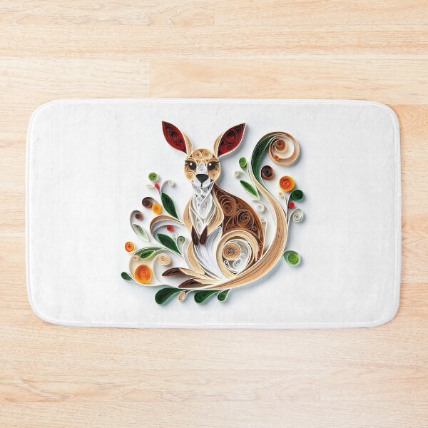 Item preview, Kangaroo Australian Animal Digital Quilling designed and sold by Rachael Taylor.