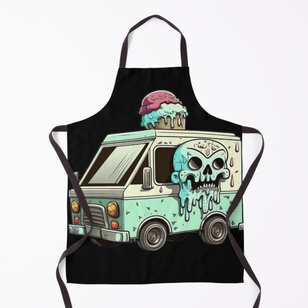 Item preview, Skulls & Scoops Ice Cream Truck designed and sold by unthinkabletees.