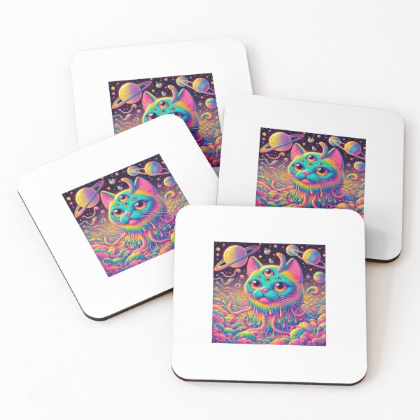 Item preview, Copy of Weird Psychedelic Octopus Space Cat  designed and sold by juss22.