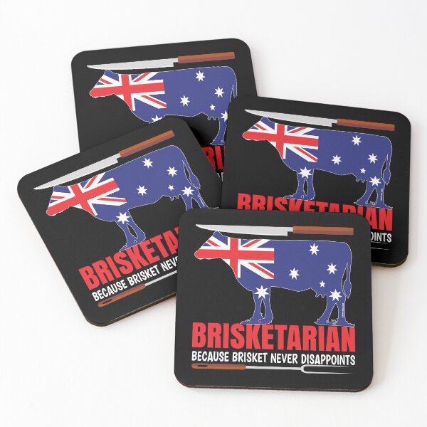 Item preview, BRISKETARIAN. BECAUSE BRISKET NEVER DISAPPOINTS. For Australian Butchers, Meat Eaters, BBQ Lovers, Keto and Carnivore Diet, Proper Human Diet and Healthy Nutrition designed and sold by Made by Tamar.