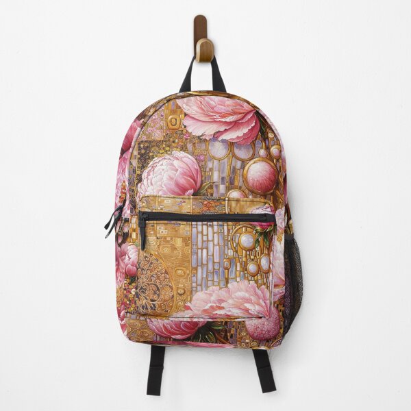 Item preview, Klimt Pink Peonies designed and sold by maniacfitness.