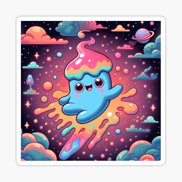 Spooky Slime Stickers for Sale