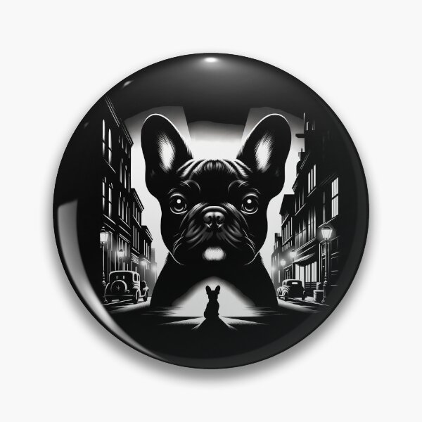 Item preview, Frenchie Noir (French Bulldog) designed and sold by TeeTown Treasure.