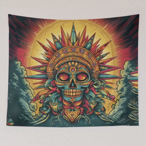 Item preview, Solar Reckoning Skeleton Sun God designed and sold by unthinkabletees.