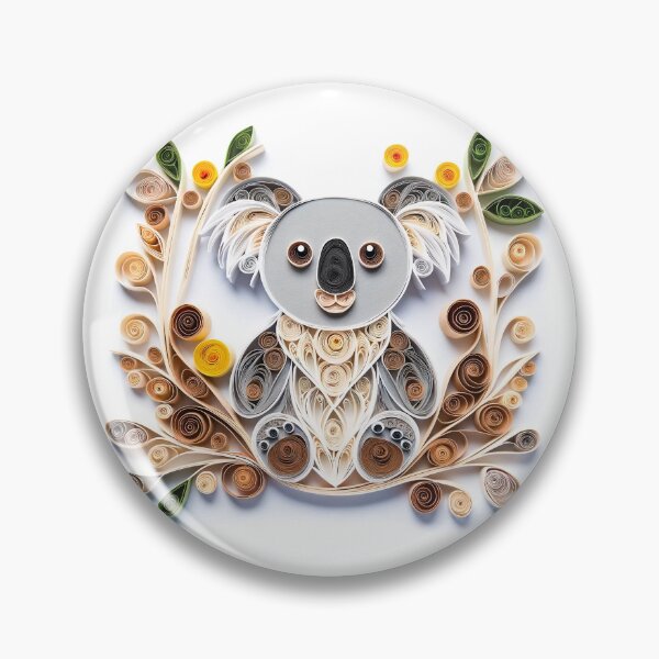 Item preview, Koala Australian Animal Digital Quilling designed and sold by Rachael Taylor.