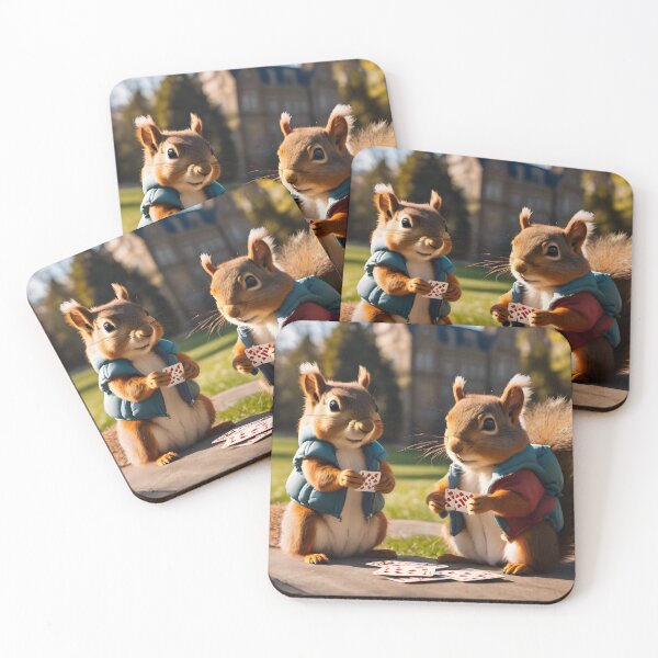 Item preview, Squirrels playing Cards designed and sold by Dunc Ebedes.