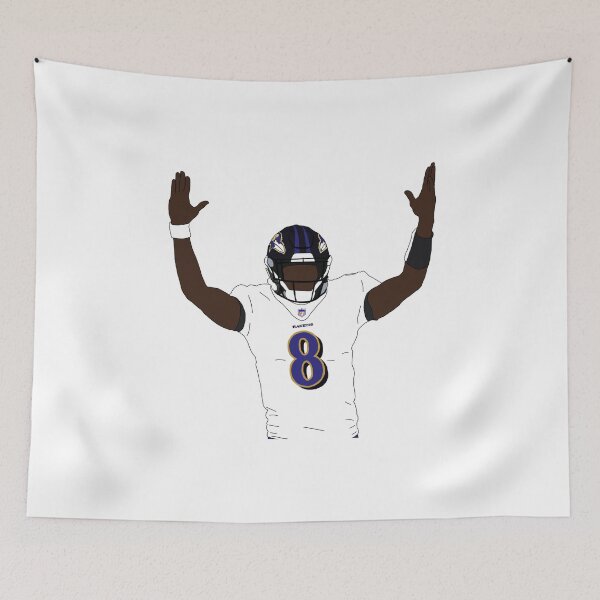 Item preview, Lamar Jackson Baltimore Ravens touchdown designed and sold by SportsByBeau.