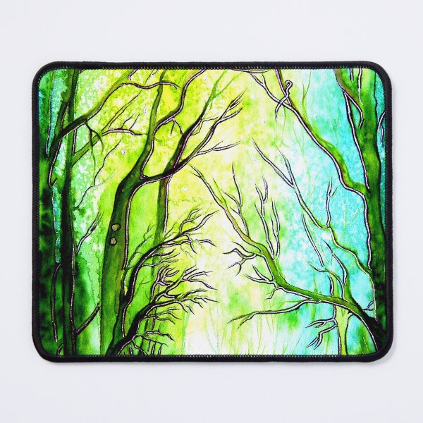 Item preview, Mystical Trees in Green designed and sold by Linda Callaghan.