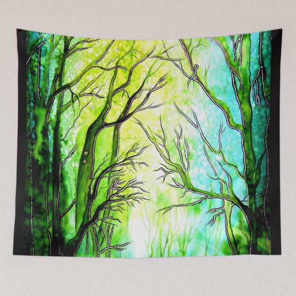 Item preview, Mystical Trees in Green designed and sold by Linda Callaghan.