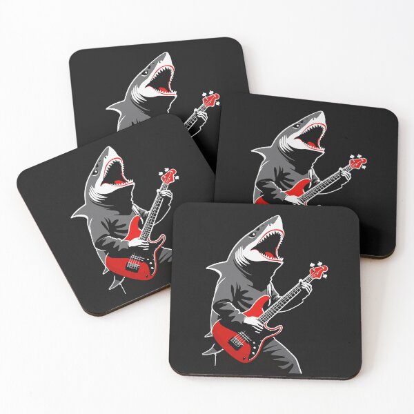 Item preview, Shark playing guitar | Man playing guitar  designed and sold by MindFrank.