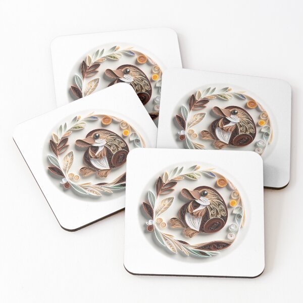 Item preview, Platypus Australian Animal Digital Quilling designed and sold by Rachael Taylor.