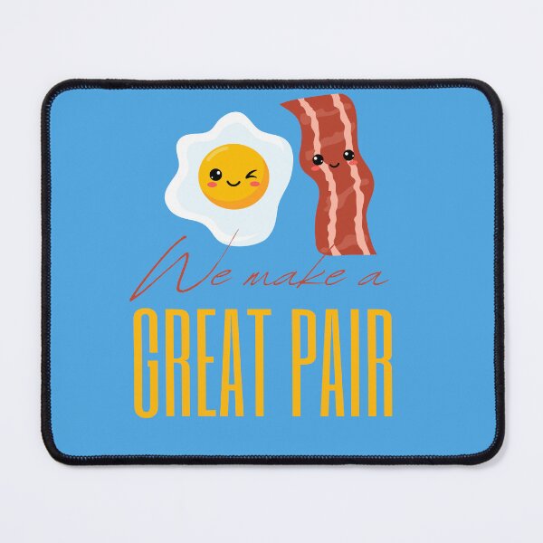 Item preview, We Make a Great Pair - Bacon and Egg designed and sold by smart-donkey.