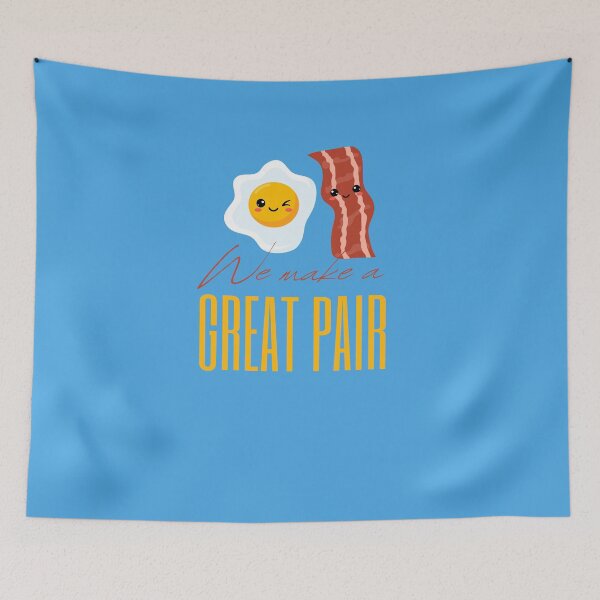 Item preview, We Make a Great Pair - Bacon and Egg designed and sold by smart-donkey.