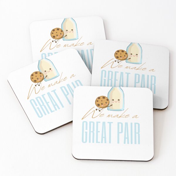 Item preview, Copy of We Make a Great Pair - Milk and Cookie designed and sold by smart-donkey.