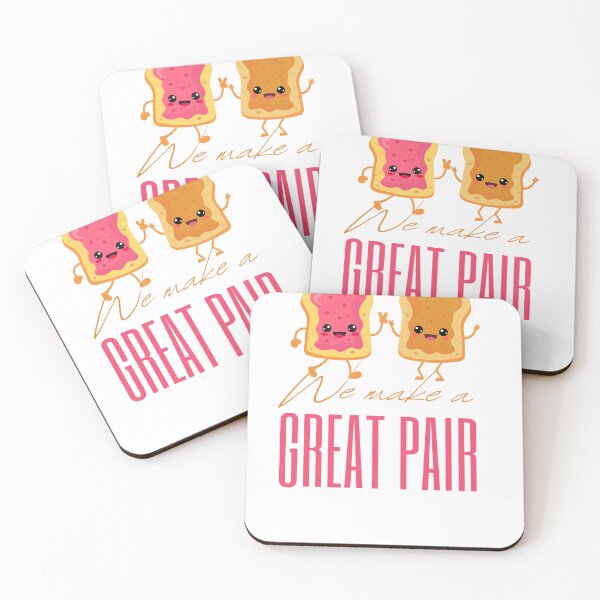 Item preview, Copy of Copy of We Make a Great Pair - Peanut Butter & Jelly designed and sold by smart-donkey.