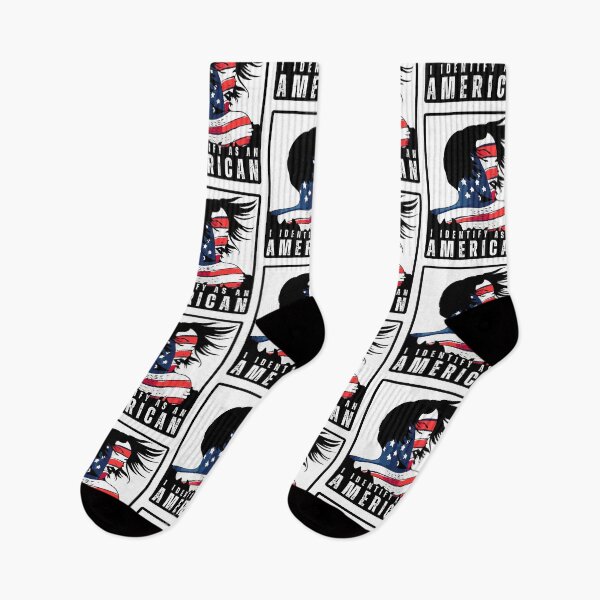Item preview, I Identify As An American Proud American Identify US Flag Girl For American Patriot designed and sold by Jungle Hub.