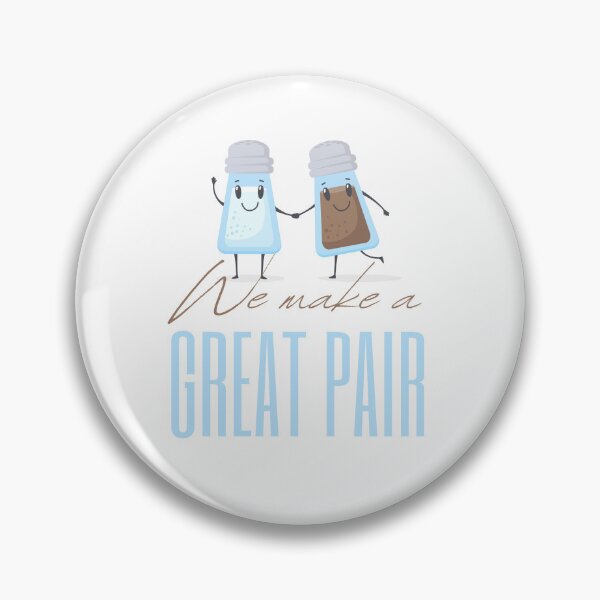 Item preview, Copy of Copy of Copy of We Make a Great Pair - Salt and Pepper designed and sold by smart-donkey.