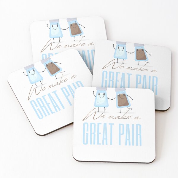 Item preview, Copy of Copy of Copy of We Make a Great Pair - Salt and Pepper designed and sold by smart-donkey.