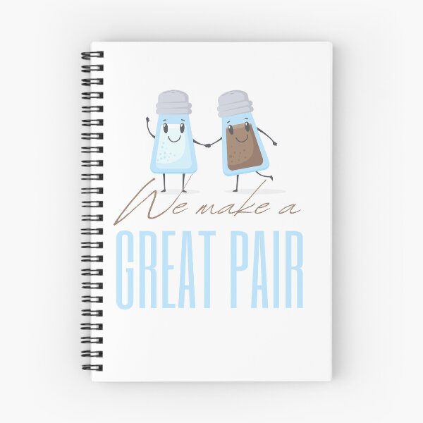 Item preview, Copy of Copy of Copy of We Make a Great Pair - Salt and Pepper designed and sold by smart-donkey.