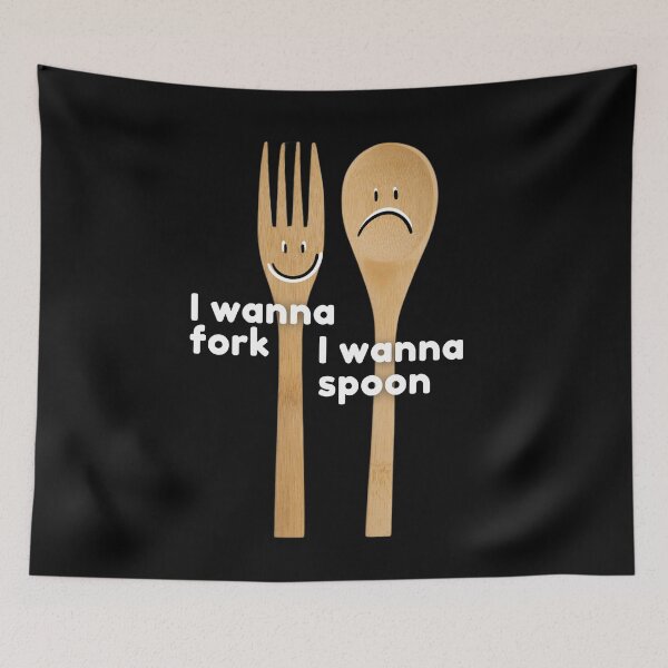 Item preview, Fork And Spoon designed and sold by Flirt-Teez.