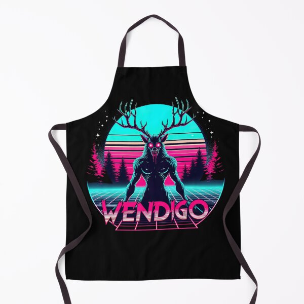 Item preview, Copy of Wendigo Retro Cryptid Supernatural Folklore Monster Graphic designed and sold by SpookshowDesign.