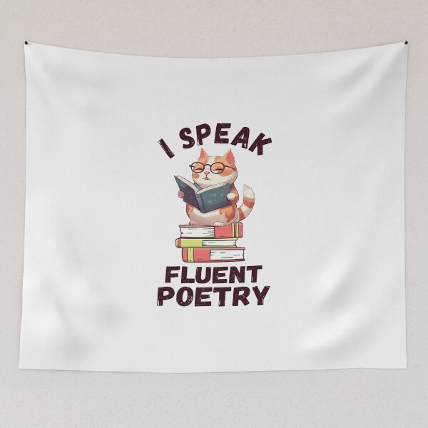 Item preview, I speak fluent poetry designed and sold by HandicraftArt.