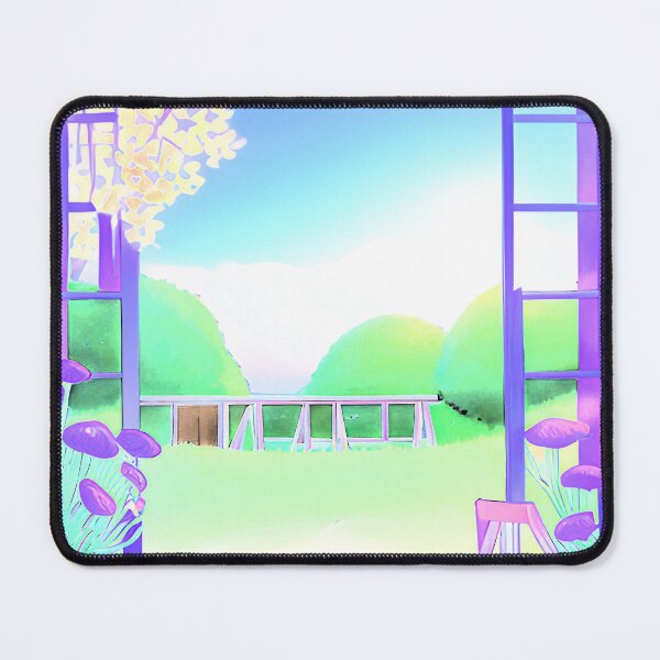 Item preview, pastel comic decor the courtyard designed and sold by janjacbu.