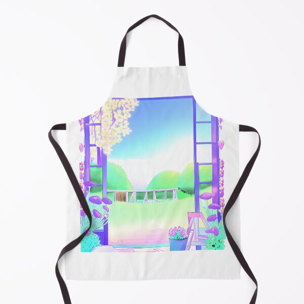 Item preview, pastel comic decor the courtyard designed and sold by janjacbu.