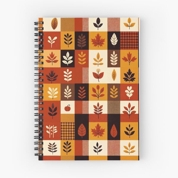 Item preview, Autumn-Inspired Gingham Pattern Print designed and sold by PinUpPizzazz.