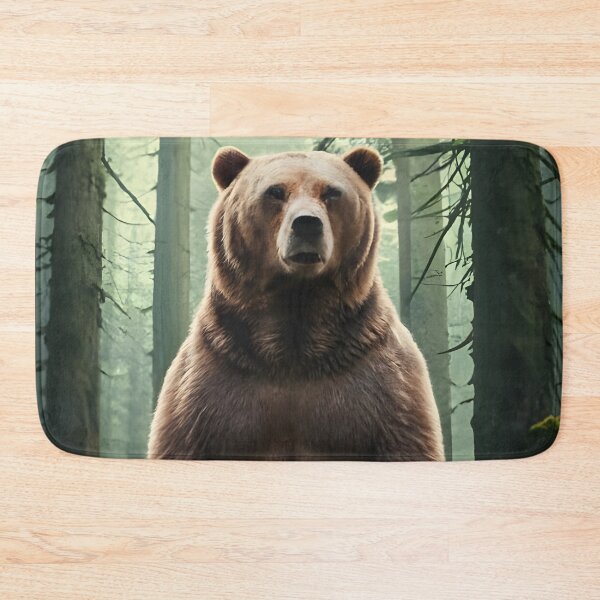 Item preview, Bear standing in the forest designed and sold by ratchawoot.