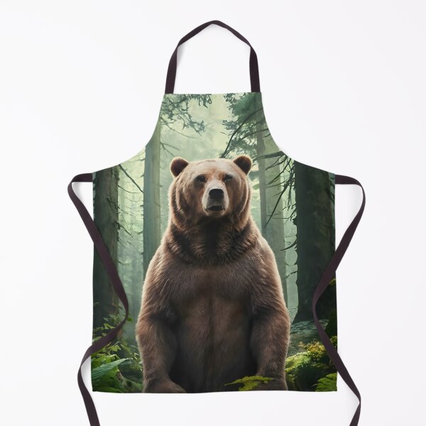 Item preview, Bear standing in the forest designed and sold by ratchawoot.