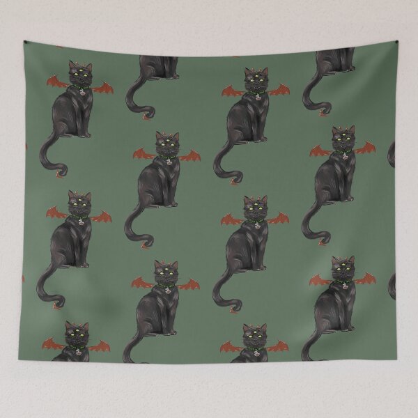 Item preview, Demon Kitty designed and sold by cecilamilliken.