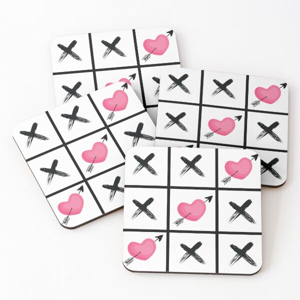 Aperçu de l'œuvre Tic Tac Toe des Coeurs créée et vendue par Herlin23.