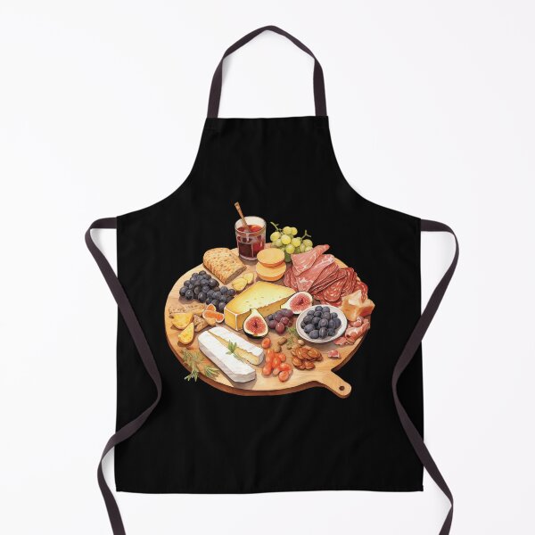 Item preview, Round Charcuterie Board With Cured Meat, Fruits, Nuts and Cheeses designed and sold by Alicia Chee.