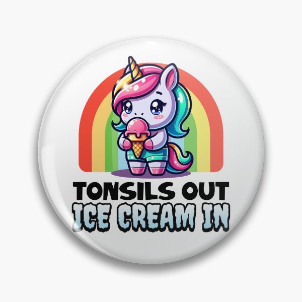 Item preview, Tonsils Out Ice Cream In Unicorn designed and sold by Studio Bankai.