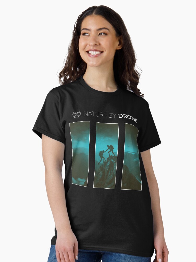 Thumbnail 2 of 7, Classic T-Shirt, Drone: Nature By Drone designed and sold by Teesamust.