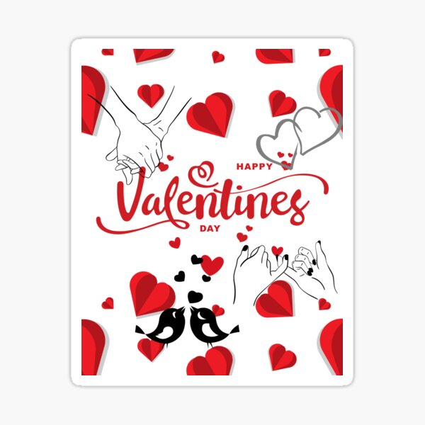 happy valentine day Sticker