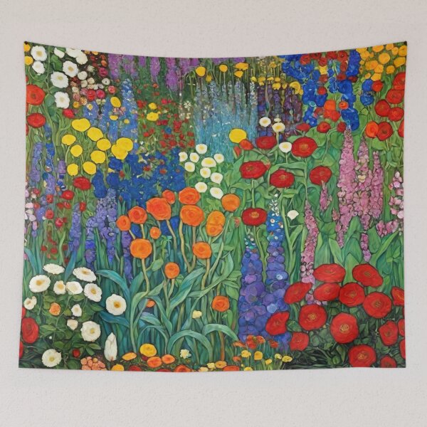 Item preview, Gustav Klimt - Flower Garden designed and sold by maniacfitness.