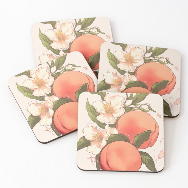 Item preview, peaches designed and sold by ururuty.