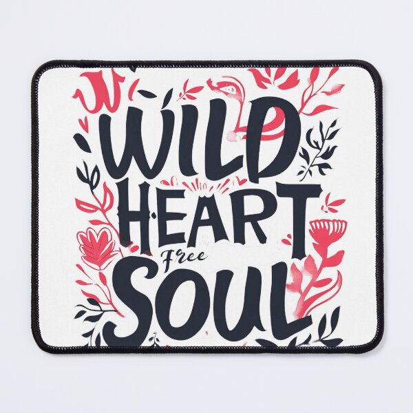 Item preview, Wild Heart Free Soul Typography designed and sold by jamessismanes.