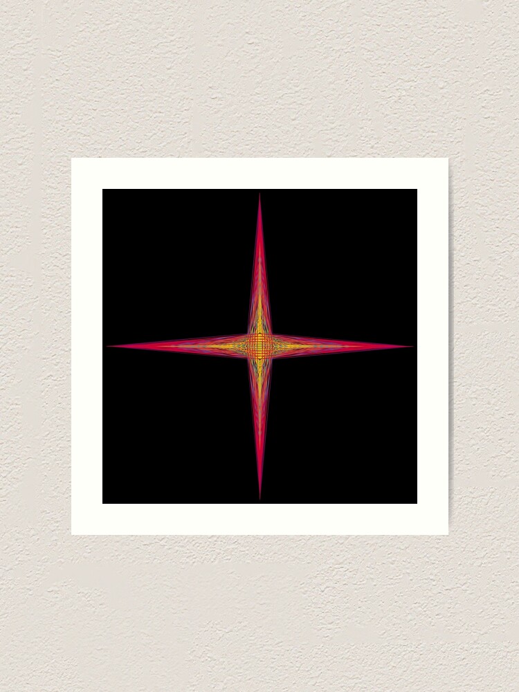Thumbnail 1 von 3, Kunstdruck, Rectangular Pattern 2 Morph D [10714-CROYGBP-BB] designt und verkauft von LottMultimedia.