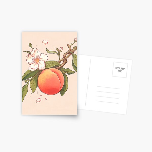 Item preview, peach art designed and sold by ururuty.