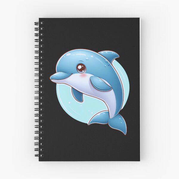 Item preview, "Dolphin Delight: Adorable Waves of Cuteness" designed and sold by JAMESAMORN.