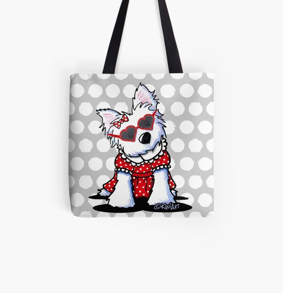 Little Miss Hollywood All Over Print Tote Bag
