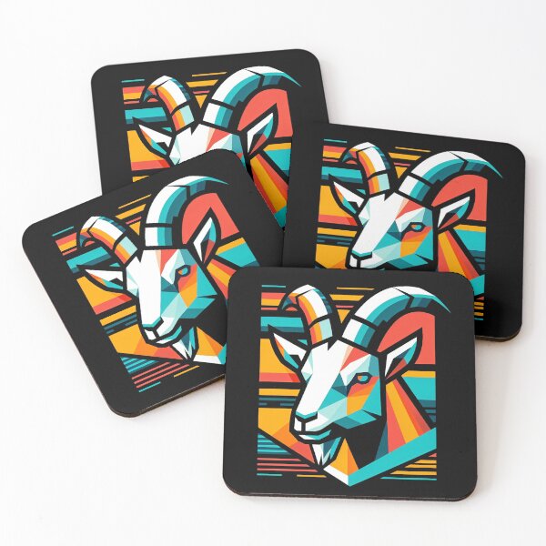 Item preview, Awesome Art Goat Colored Gift Animal Lover Funny Goat Graphics Goat Lover Gift  designed and sold by SlocifieShop.