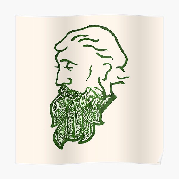 John Muir Portrait // Yosemite Poster
