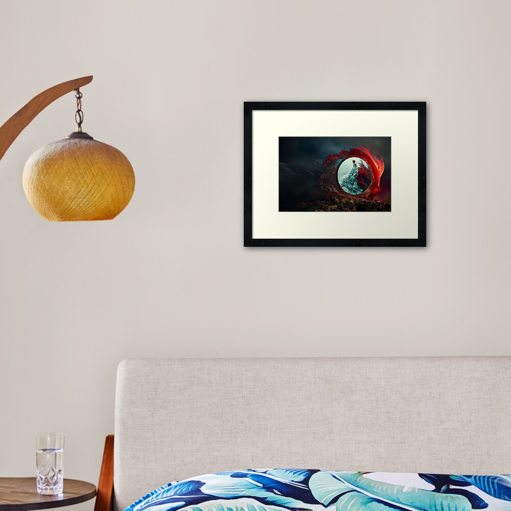 Item preview, Framed Art Print designed and sold by rebecka.